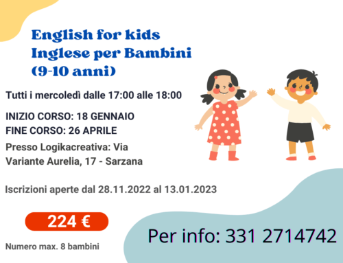 Iscrizioni Corso di Inglese per bambini